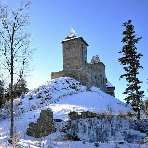 Zimní prohlídky hradu Kašperk