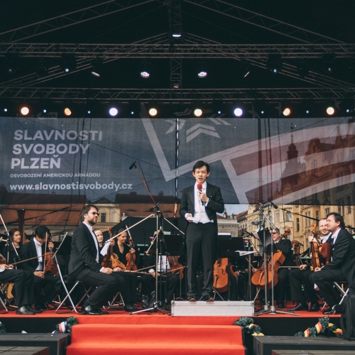 Plzeň zdraví Ameriku – open air koncert Plzeňské filharmonie